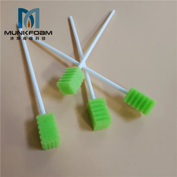 250pcs Disposable Oral Care Sponge Swab Tooth Cleaning Mouth Swab
