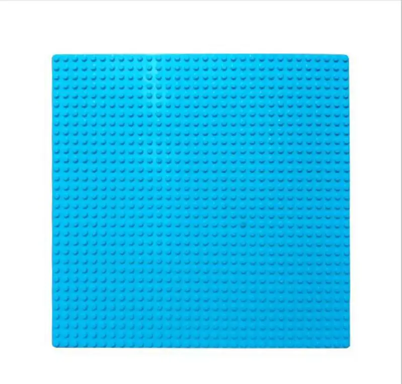 Классические базовые пластины пластиковые кирпичи опорные пластины основные бренды строительные блоки строительные игрушки - Цвет: sky blue