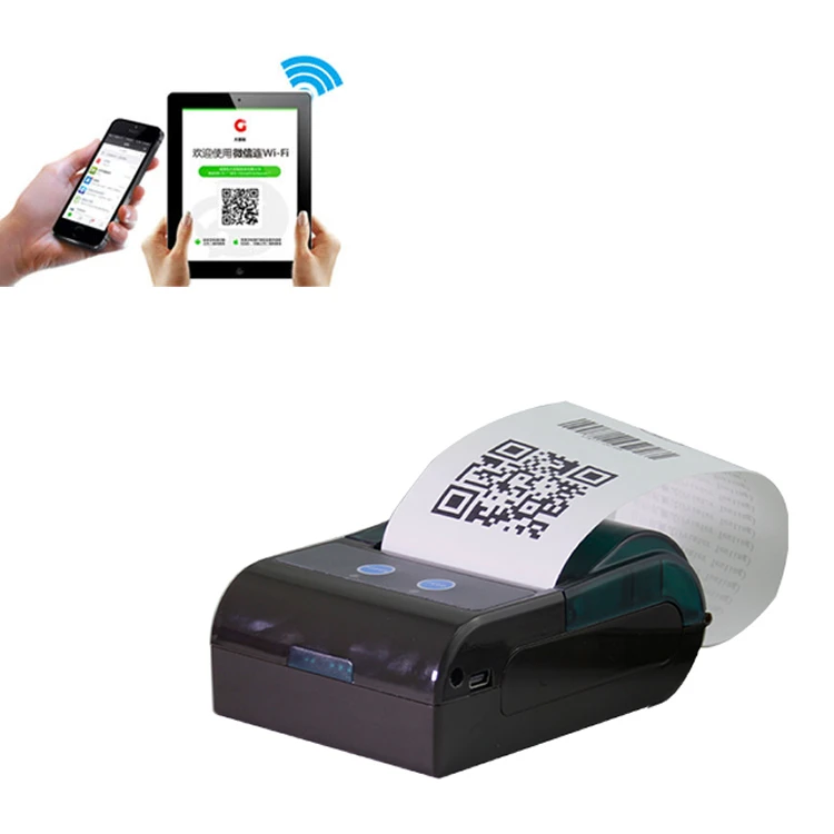 

Portable Mini USB Bluetooth RS232 wifi thermal printer for 1D 2D barcode label printing