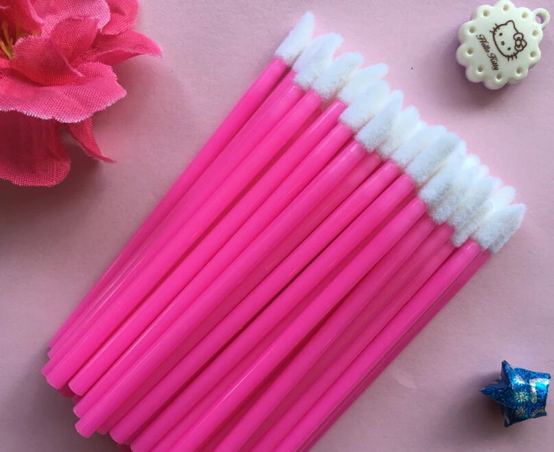 

20000Pcs/Set Disposable Lip Brushes Soft Make Up Brush For Lipstick Lip Gloss Wands Applicator Makeup Beauty Tool Rose red