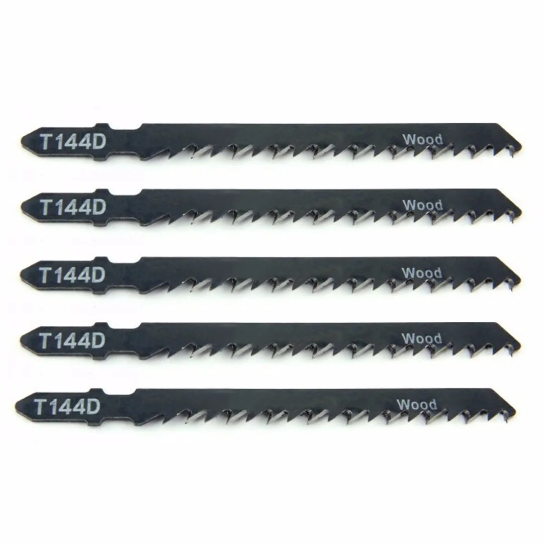 DWZ 5pcs New T144D Jigsaw Blades Wood Cutter For Bosch Dewalt Hitachi Makita Festool