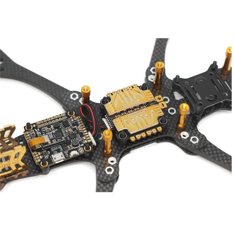 FLYWOO Mr. Croc Fiber 5 мм Arm-Gloden 225 мм 5 дюймов FPV frestyle Carbon Racing FPV Рама Комплект для RC Дрон мотор? Пропеллер