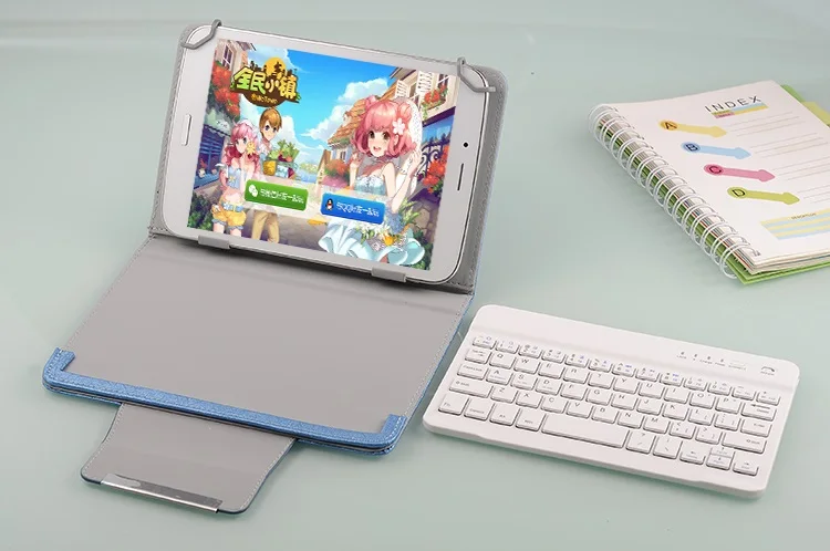 Смарт чехол с клавиатурой для Lenovo tab a8 A5500 фотография планшетов Bluetooth 3 0 +