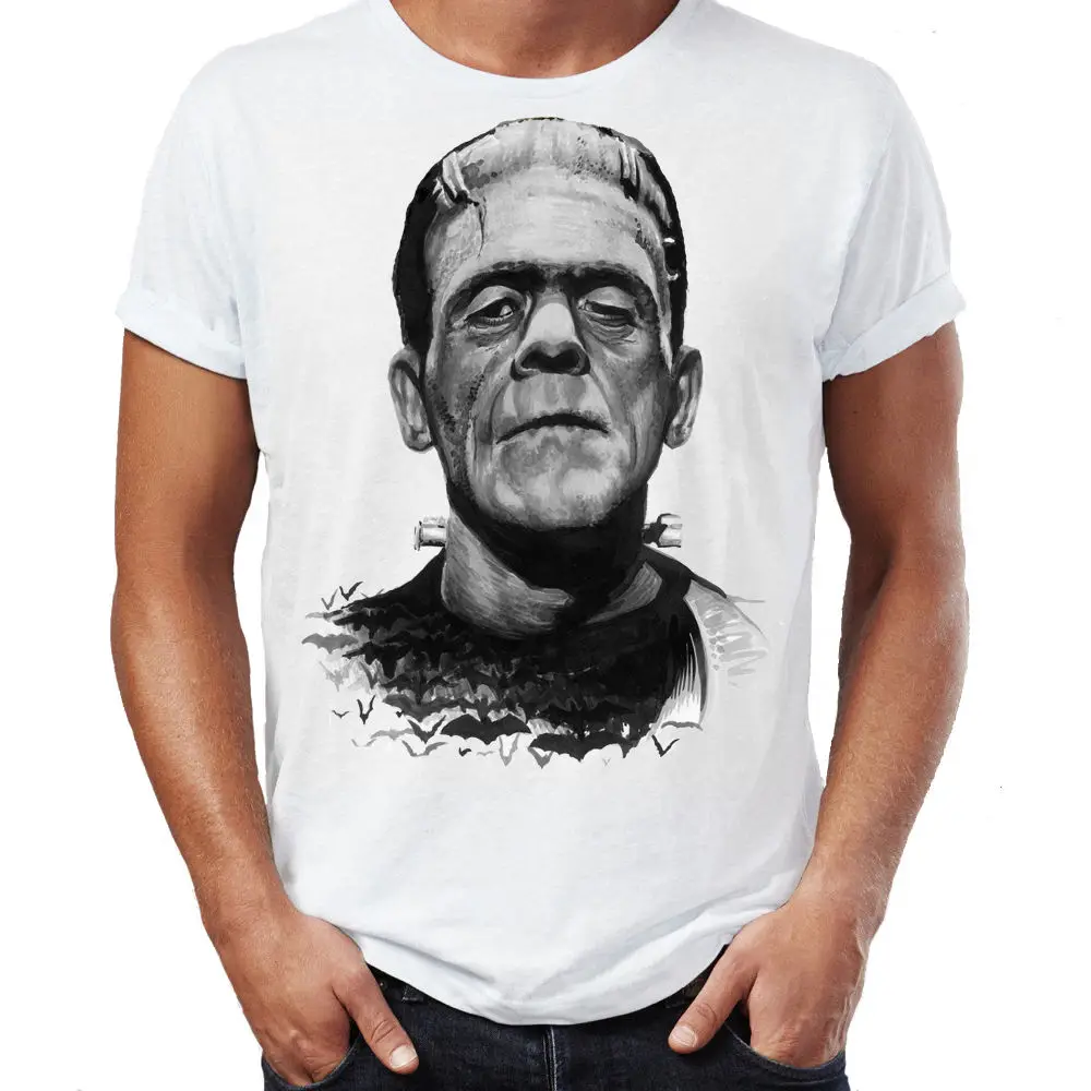 frankenstein horror story addams zombie dead movie scary halloween mens t shirt 2017 summer mens brand - Story Of Halloween Movie frankenstein horror story addams zombie dead movie scary halloween mens t shirt 2017 summer mens brand - Story Of Halloween Movie