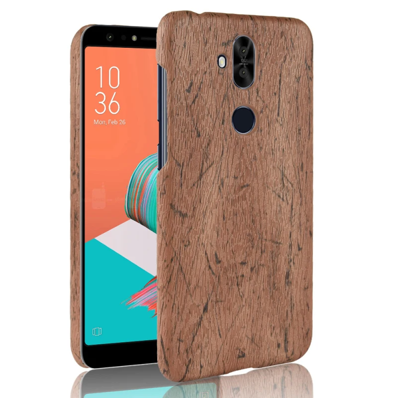 Asus Zenfone 5 Lite ZC600KL 6inch Wood grain PU leather +PC case_99