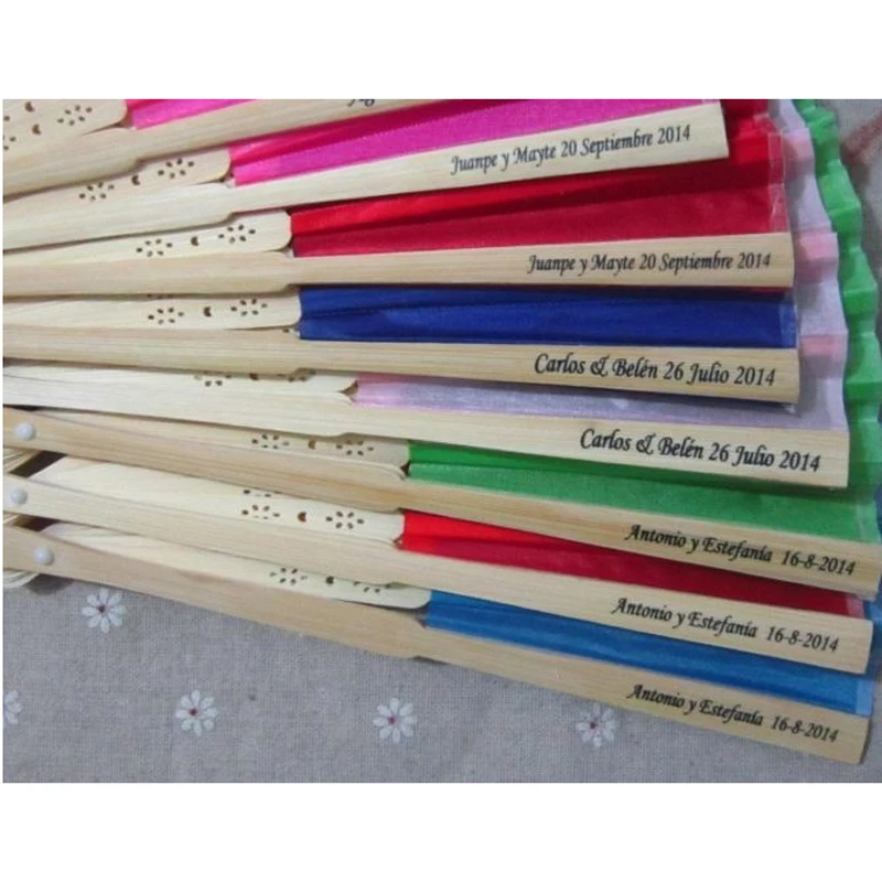 Silk Hand Fans printing 1