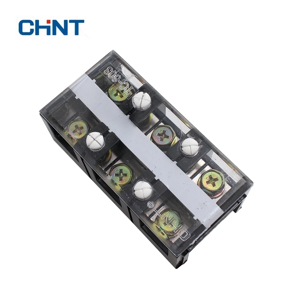 

CHNT Will Electric Current Connection Terminal Connection Row Connection Plate Wire Connector TC-603 60A 3P Terminal
