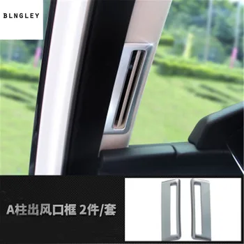 

2pcs/lot ABS A pillar air conditioning outlet decoration cover for 2014-2017 Land Rover RANGE ROVER sport car accessories