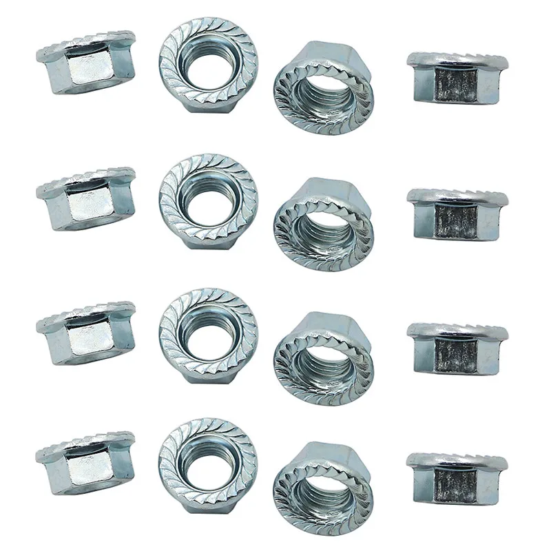 16pcs Flange Wheel Lug Nut Compatible With Polaris Atv's And Utv's