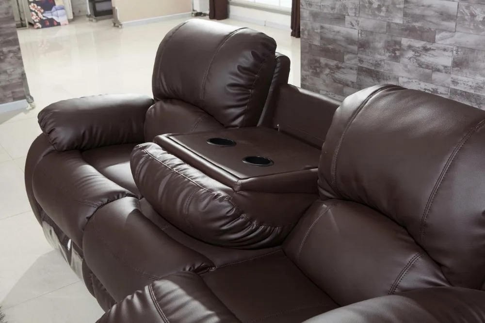 2016 Armchair Chaise European Style Set Muebles Bean Bag Chair Sofas Direct Factory Living Room Furniture Leather Recliner Sofa