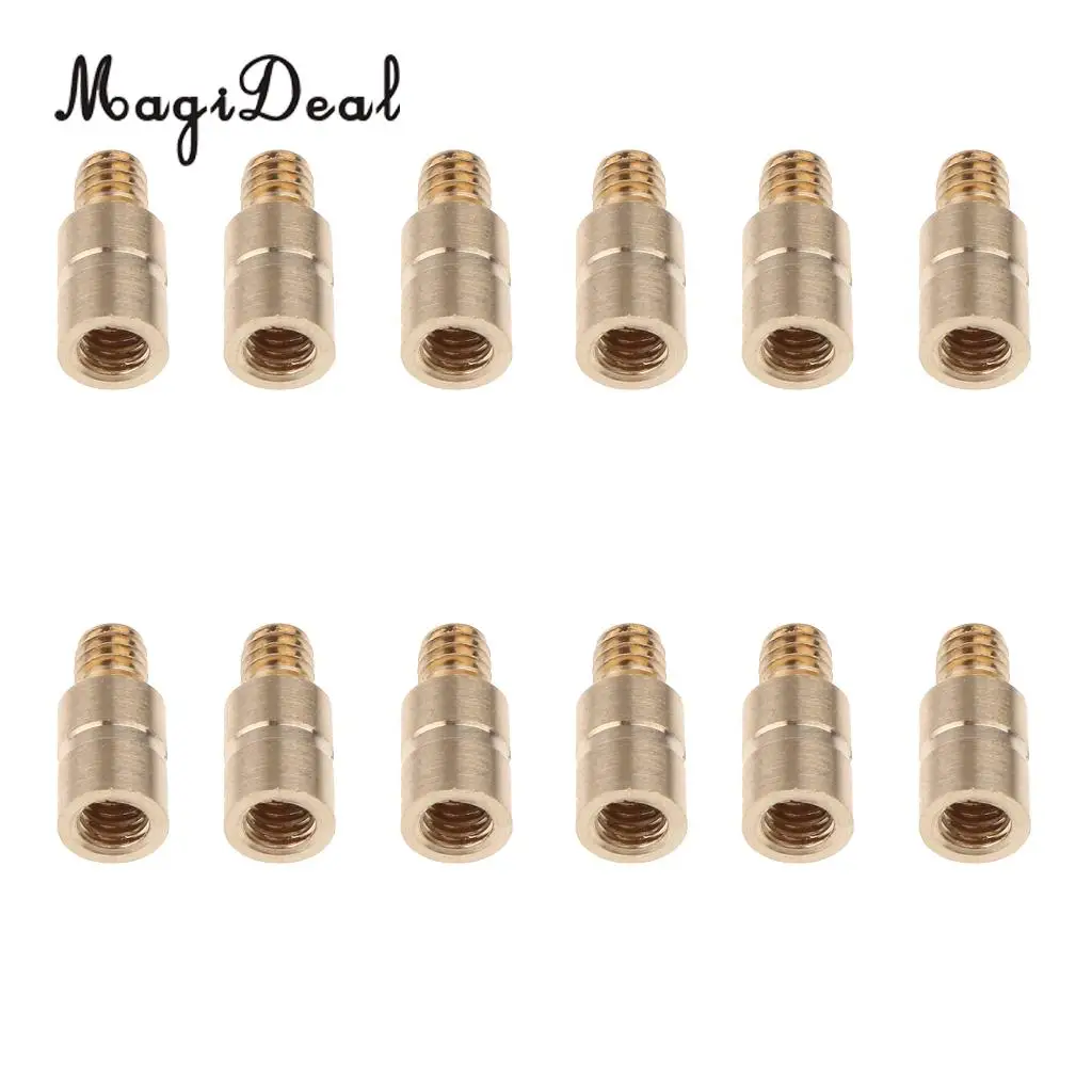 MagiDeal 4 Finger Grip Compound Bow Archery Release Aid with 12 Pieces 25 Grains Arrow Weights Insert 