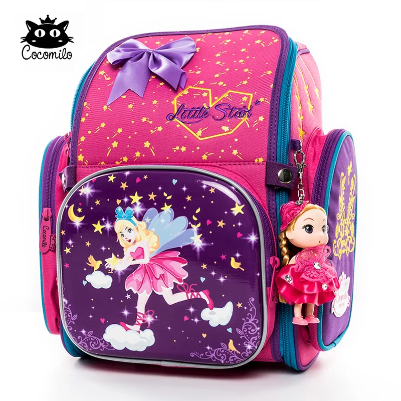 Cocomilo детский школьный рюкзак для девочек для мальчиков мультфильм Динозавр школьная сумка ортопедический рюкзак Mochila Infantil класс 1-3