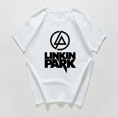 Linkin Park футболки женские/мужские рок группа уличная одежда размера плюс винтажные топы хлопок крутая футболка женская одежда - Цвет: B05MT white