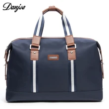 Для мужчин Водонепроницаемый дорожные сумки Бизнес Повседневное Чемодан сумка высокого Ёмкость путешествовать синий тотализатор с погонами DANJUE бренд
