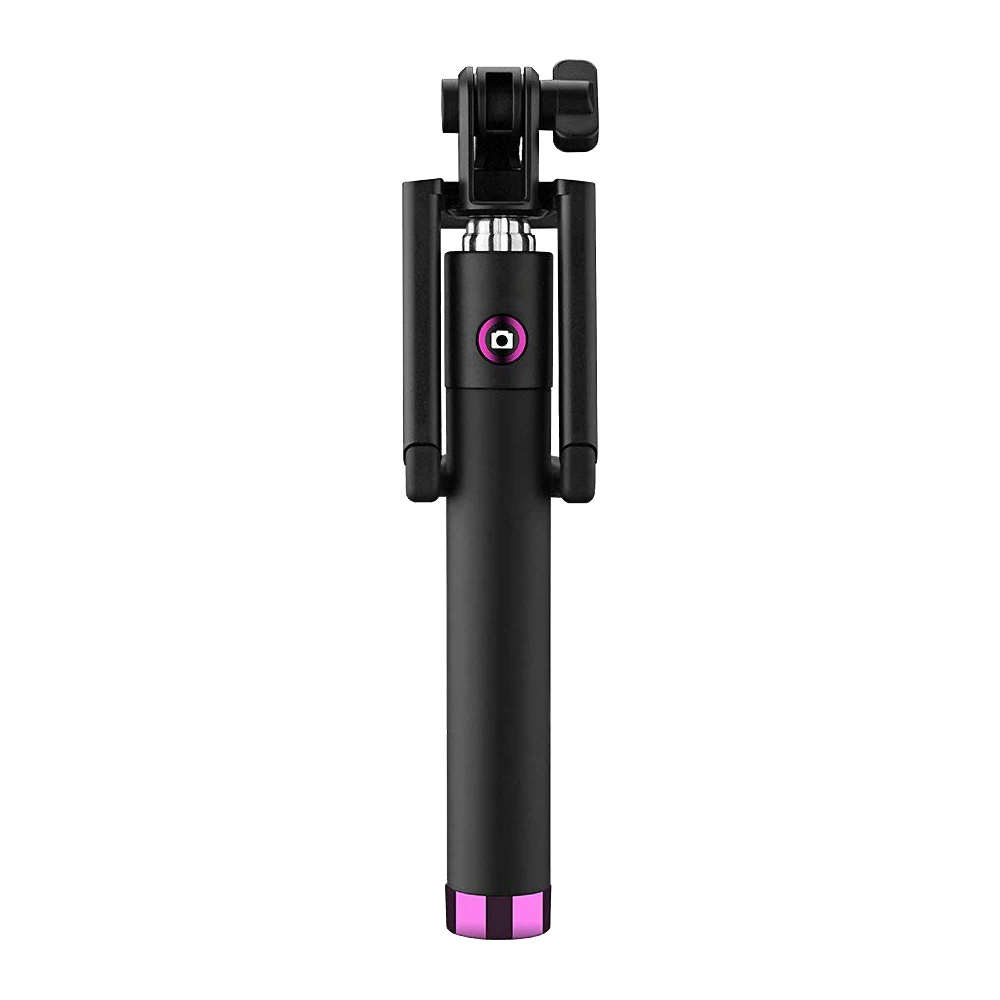 CASEIER селфи палка Bluetooth, со встроенным Bluetooth дистанционным затвором для iPhone X 876 модная селфи-Палка для samsung xiaomi - Цвет: Purple