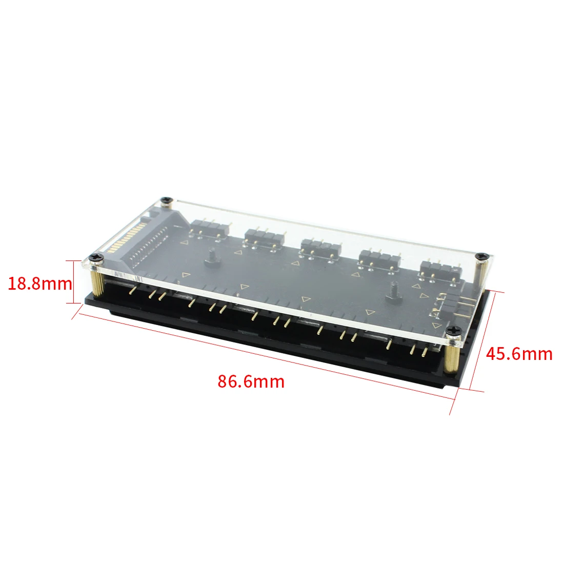 

XT-XINTE 5V 3 Pin RGB Hub interface Splitter 3Pin Header Motherboard Fan Cooling Magic Synchronous SATA Power Supply Cable 50cm