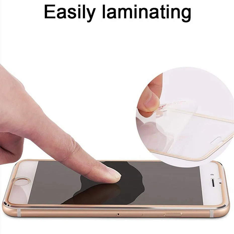 Защитное стекло для iphone 7 8 6 6s xr x xs Max 3d алюминиевое iPhone 5s se plus|Защитные стёкла и
