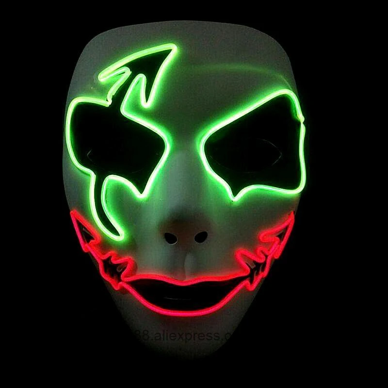 2016 New Design Scary Costumes Terrifying Mask Halloween Gifts Flashing