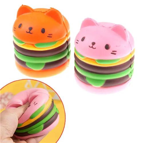 Jumbo картофель фри эластичный снятие стресса Антистресс Squishy Squeeze Toy душистый Squish Rub It Anti-Stress медленно поднимающиеся игрушки