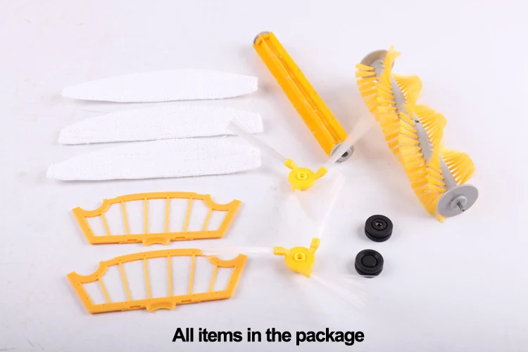 Koop (Voor A320 A325 A330 A335 A336 A337) deel voor Robot Stofzuiger, belangrijkste Borstel, Rubber Borstel, Rubber Ring, Side Brush, HEPA Filter, Mop