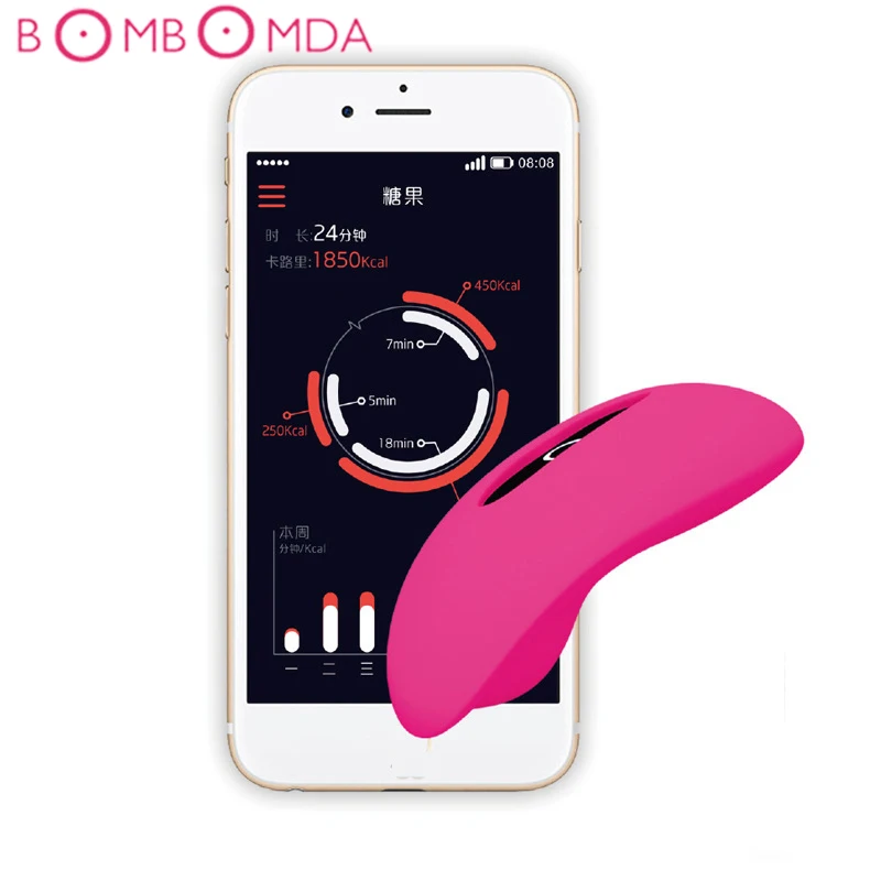 Intelligent App Controlled Egg Vibrator Erotic Wearable G Spot Clitoris 