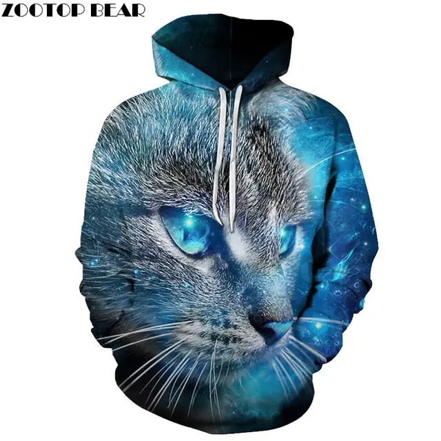 cat holding sweatshirt