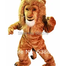 Savannah Лев Маскоты костюм для взрослых Размеры диких животных Мужской Король Лев карнавала Косплэй костюмы костюм EMS sw1004