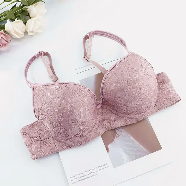 Beauwear Tulip Lace Push Up Bra Flirt Underwire Demi Bras for Women