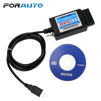 

FORAUTO 100% PIC18F25K80 Chip ELM327 V1.5 USB Switch ELM 327 CAN /MS CAN For Forscan OBD2 Diagnostic Scanner