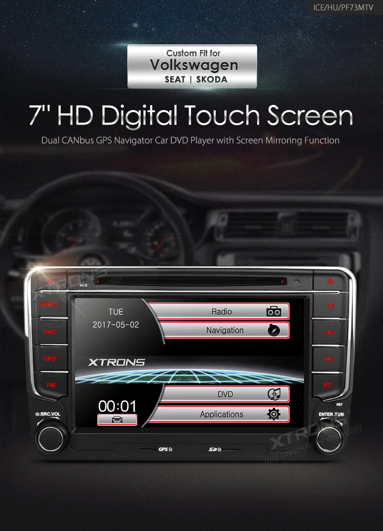 Discount XTRONS 2 Din 7