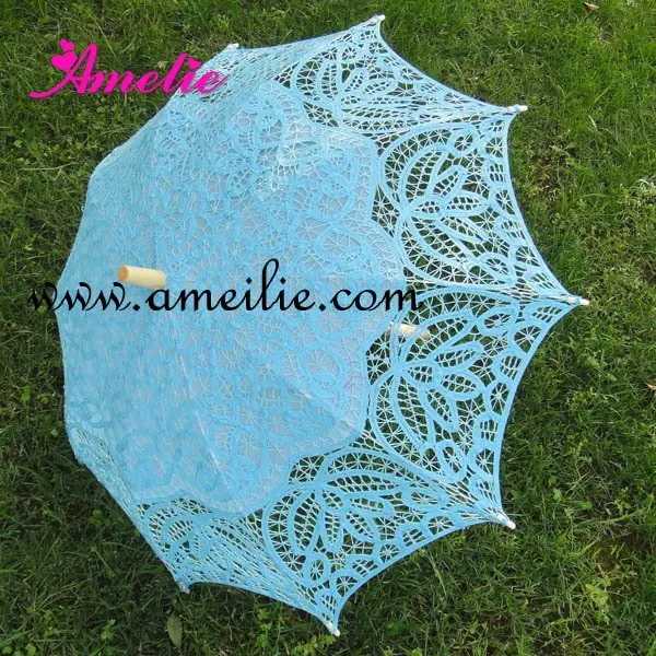 

Free Shipping Lace Parasols Wedding Umbrella Lace Umbrella