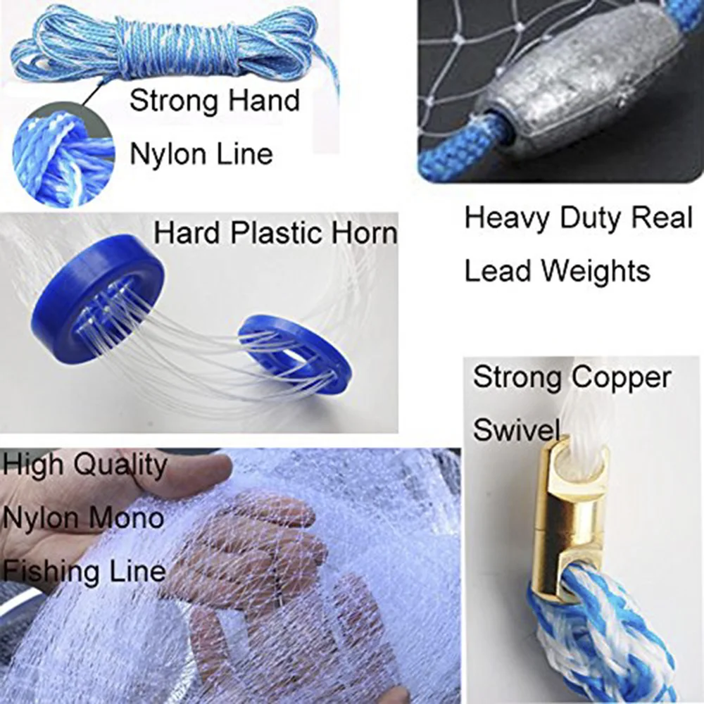 fishing cast net's all detail