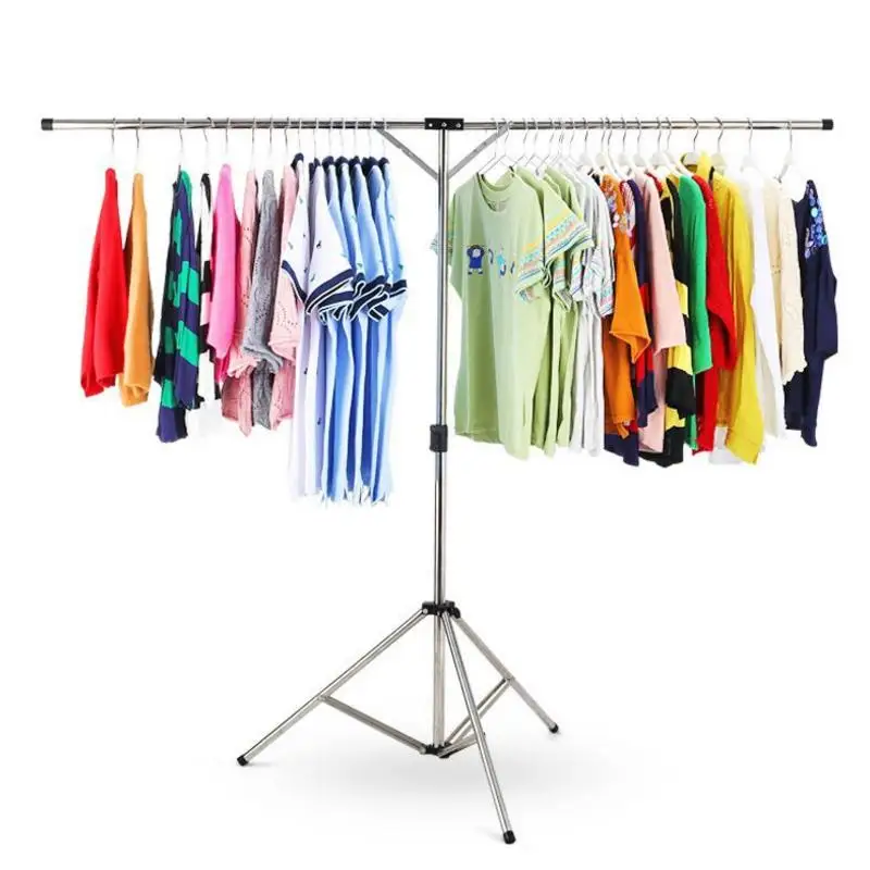 

New Design Large Size Outdoor Cloth Floor Drying Racks Portable Folding Travel Extendable Home Cloth Hanger