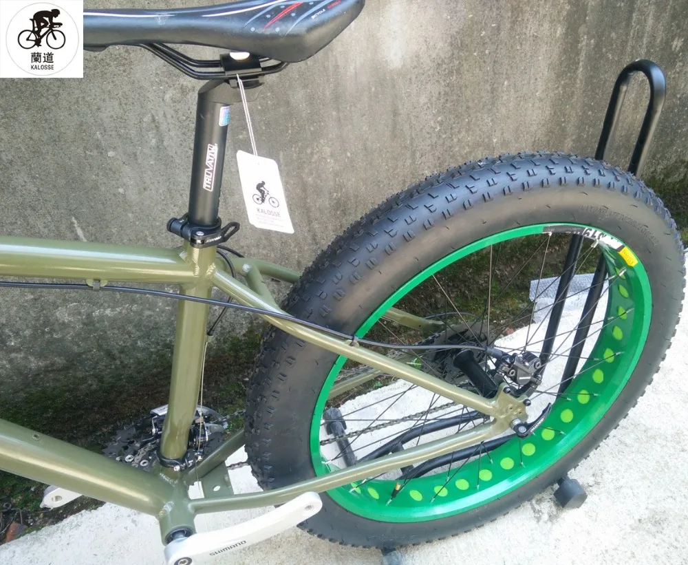 Cheap Kalosse Snow bike mountain bicycle 21/24/27/ 30 speed 26*4.0 inch tires Beach mountain bike 5 Cheap Kalosse Snow bike mountain bicycle 21/24/27/ 30 speed 26*4.0 inch tires Beach mountain bike 5