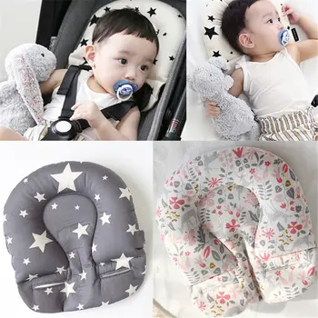 

Cute Baby Pillow Newborn Pattern Comfortable Cushion Prevent Flat Head Rollover