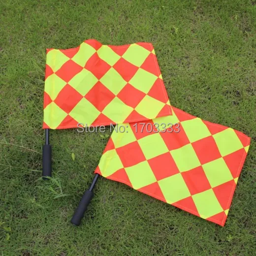 

30pair soccer referee Flag Football Referee linesman's flag Soccer referee equipment in stock