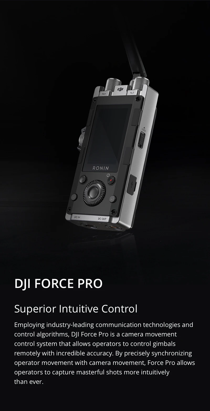 DJI Force Pro совместимый DJI Ronin 2/Ronin S ручной карданный пульт дистанционного управления DJI Force Pro-это система управления движением камеры