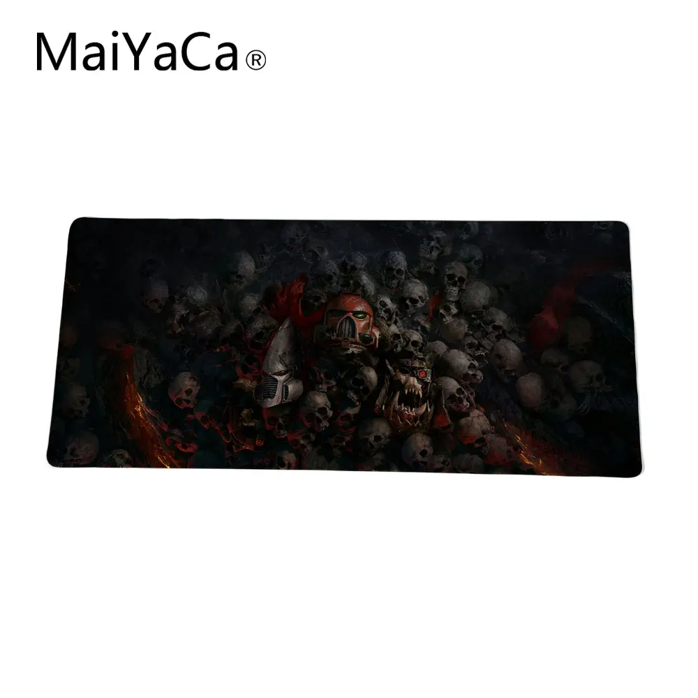 

MaiYaCa 2017 HOT Selling WAR hammer Skulls Notbook computer mouse pad gaming mouse mats to mouse gamer XL 900MM