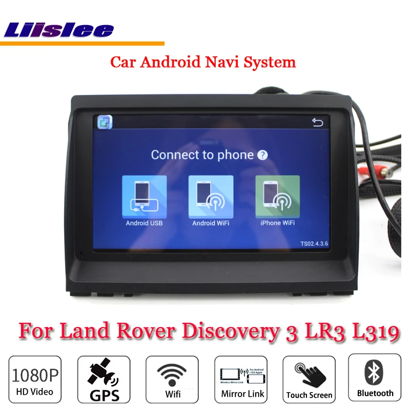 Best Liislee Car Android Multimedia For Land For Rover Freelander Discovery 3 LR3 L319 Radio BT Stereo GPS Map Navi Navigation System 4