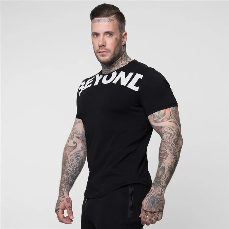 Gym Fitness MEN T-shirt Casual  Tee Top (7)