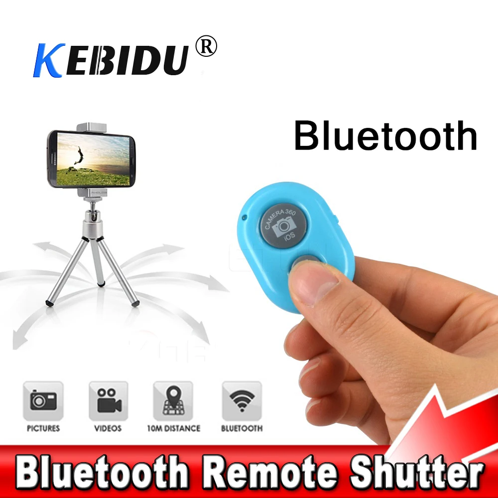Беспроводной Bluetooth пульт дистанционного управления kebidu с автоспуском затвора и