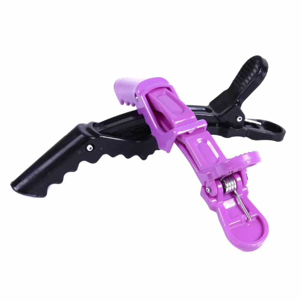 5Pcs/Pack Hairdressing Clamps Claw Clip Hair Salon Plastic Crocodile Barrette Holding Hair Section Clips Grip Tool Accessories