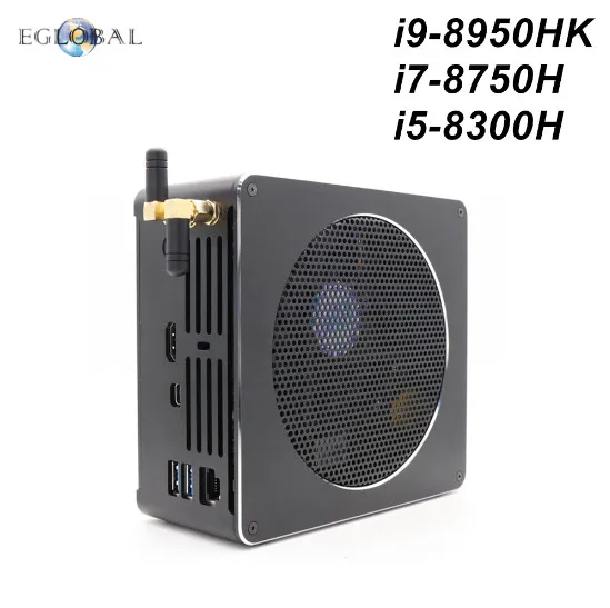 

New Top Gaming Computer Intel i9 8950HK Xeon E-2176M 6 Core 12 Threads 12M Cache 14nm Nuc Mini PC Win10 Pro HDMI AC WiFi BT