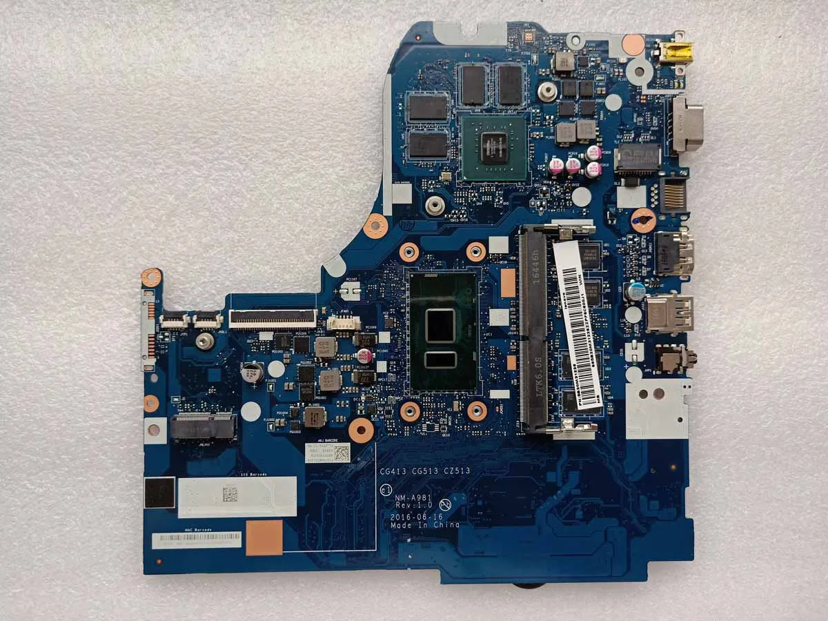  HOLYTIME Laptop Motherboard For Lenovo 510-15IKB 310-15IKB CG413 CG513 CZ513 NM-A981 FRU 5B20M31267