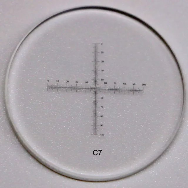 Buy C1 C7 0.01MM Microscope Stage Micrometer Glass
