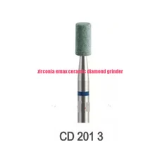 1 шт. Стоматологическая керамическая алмазная шлифовальная машина быстрая полировка циркония emax Полировальный Инструмент шлифовальная машина для прямой рукоятки наконечника