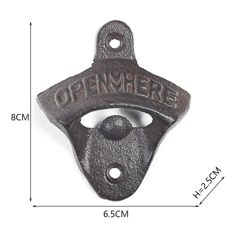 Креативная Чугунная голова медведя открывалка для бутылок настенная открывающаяся бутылка для пива Бар Ресторан фиксированная настенная открывашка