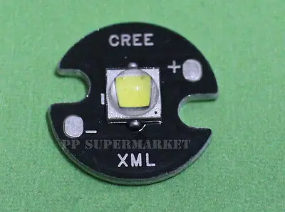 10W Cree T6 XM L2 XML2 flash светильник White 6000K светодиодный с круглой базой 16 мм|Подвесные