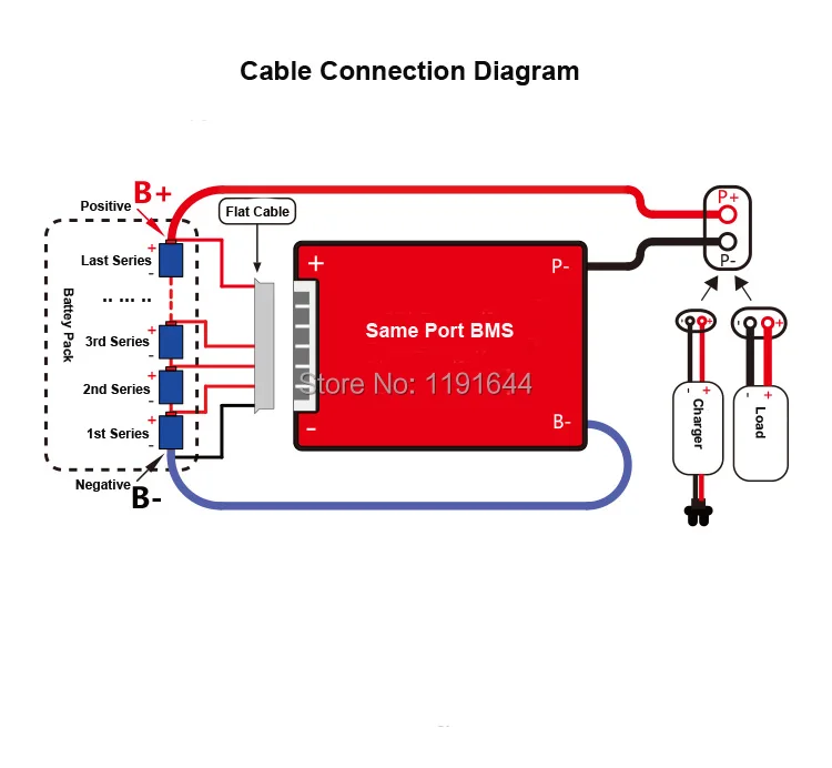 1 шт. 4S 12 В 100A LiFePO4 BMS для большой батареи LiFePO4