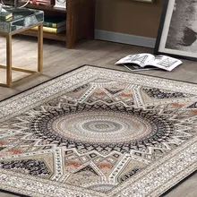 Геометрический пасторальный узор синель материал для чистки ковров, для дома ковер для гостиной спальни кабинет декоративный согревающий зал